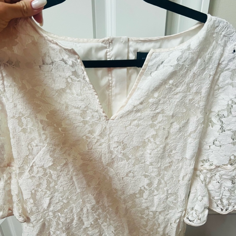 Adrianna Papell Ivory Dress size 8 - Picture 4 of 9